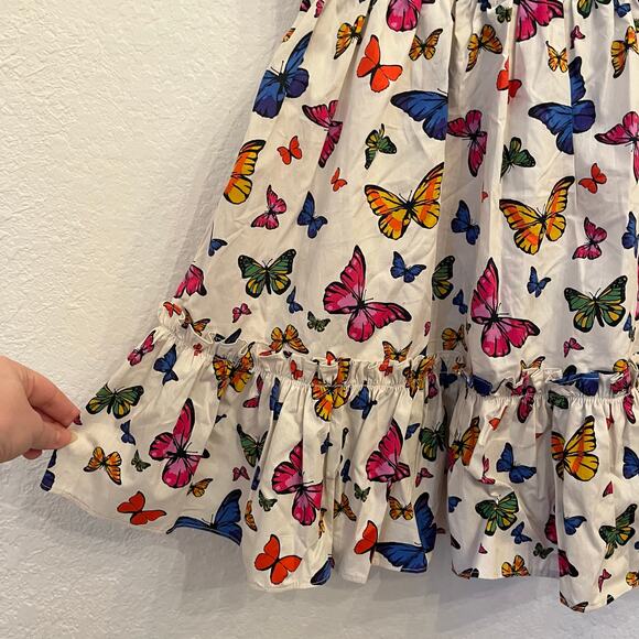 NWT Sugarlips Cecily Butterfly Dress Small Mini Novelty Print Colorful Easter - Picture 4 of 13